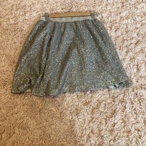 GapKids grey sparkly skirt